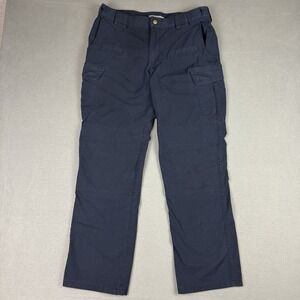 511‎ Tactical Cargo Pants Mens 34x31 Navy Blue Ripstop Utility Outdoor Work
